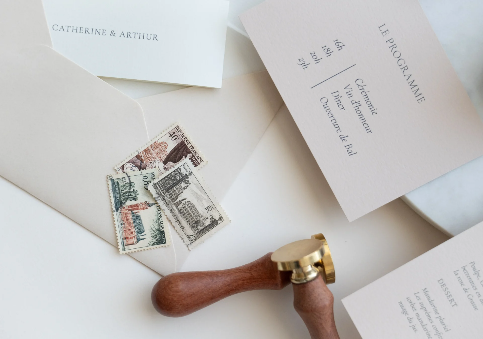 programme de mariage cambridg