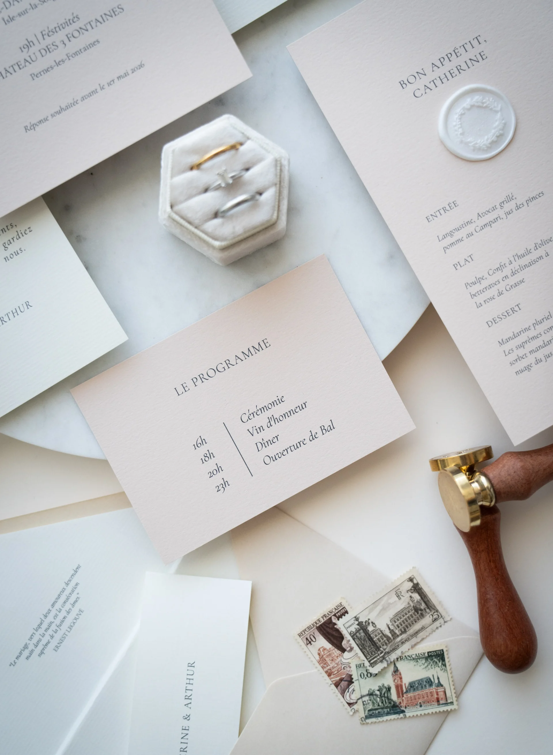 programme de mariage cambridg